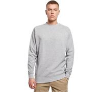 Build Your Brand Raglan Sweat Sweatshirt L Heather Grey