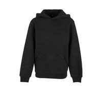 Build Your Brand Fluffy Kapuzenpullover 134-140 cm Black