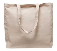 Build Your Brand Unisex Tragetasche Oversized Canvas Tote Bag, Farbe offwhite, Größe one size