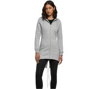 Build Your Brand Zip-Hoody Ladies Sweat Parka Heather Grey L