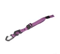 Bulevisiter Tragbarer Gepäckgurt für Koffer, verstellbarer Reisegurt mit Dorf-Verschlüssen und großem D-Ring mit großer Öffnung, 40 kg starkes Nylongewebe, 2 Stück, kompatibel mit (Lila)