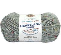 Lion Brand Yarn Company 113 g 94 Percent Acrylic 6 Percent Rayon Heartland Yarn Ball, Mount Rainier Tweed, 10.89 x 10.89 x 22.95 cm, 136-350