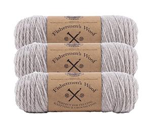 Bulk für: Löwe Marke 150 der Fischer Wolle Garn (3er Pack) #150-123 Oatmeal