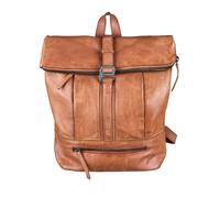 Bull Hunt Rolltop Backpack Tan Rucksack