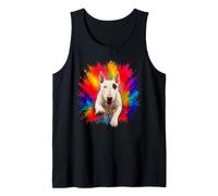 Bull Terrier Bunter Splash Art Hund Tank Top