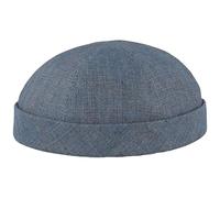 Bullani Sommer Docker-Cap Dockermütze Seemannsmütze aus 100% Leinen - Made IN Germany - Bequem & Hautverträglich (59, Jeans)