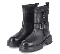Bullboxer Biker Boots Schwarz - Gr. 40 - Textil und Synthetik