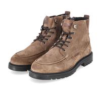 Schnürstiefelette BULLBOXER "Bullboxer Stiefelette Veloursleder", Damen, Gr. 42, mittelbraun, Veloursleder, Schuhe Schnürstiefelette (81218027-42) mittelbraun
