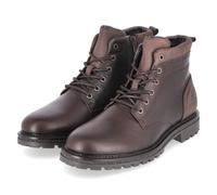 Schnürstiefelette BULLBOXER "Bullboxer Stiefelette Leder", Damen, Gr. 45, dunkelbraun, Leder, Schuhe Schnürstiefelette (42047526-45) dunkelbraun
