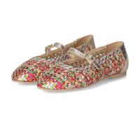 BULLBOXER Damen Spangenballerinas Mehrfarbig Glattleder, Größe:37, Farbauswahl:Multicolor