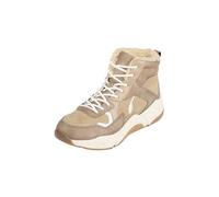 BULLBOXER Damenschuhe Stiefeletten Schnürer Schnürstiefelette Beige Freizeit, Schuhgröße:37 EU