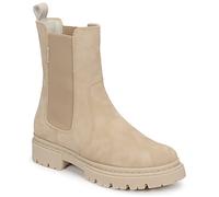 Bullboxer Stiefelette Leder/Textil Beige