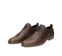 BULLBOXER Dress Casual Shoes, Freizeitschuhe, Businessschuhe, Herrenmode, Schuhe für Männer in Farbe Dunkelbraun 43