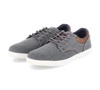 Sneaker BULLBOXER "Bullboxer Sneaker Lederimitat/Textil", Herren, Gr. 41, grau, Lederimitat, Textil, Schuhe Sneaker (14874502-41) grau