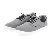 Sneaker BULLBOXER "Bullboxer Sneaker Lederimitat/Textil", Herren, Gr. 43, grau, Lederimitat, Textil, Schuhe Sneaker (55396720-43) grau