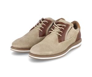 Bullboxer Halbschuhe - Gr. 45 - Beige - Leder