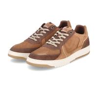 BULLBOXER Herren Low Sneaker Braun Rauleder, Größe:42, Farbauswahl:weiß 3