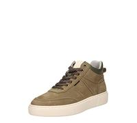 BULLBOXER Herren Sneaker high Oliv/dunkelgrün/Creme 45