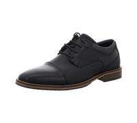 Bullboxer Klassische Schnürschuhe für Herren, schwarz, Größe 43 EU