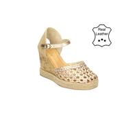 Bullboxer Leder-Keil-Slingpumps in Beige - Größe 38 | Pumps