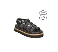 Bullboxer Leder-Sandalen in Schwarz - Größe 41 | Damen Sandalen