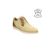 Bullboxer Leder-Schnürschuhe in Beige - Größe 44 | Herren Schnuerschuhe