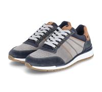 Bullboxer Low Sneaker - Gr. 41 - Blau - Leder & Textil