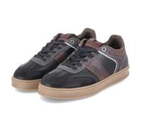 Sneaker BULLBOXER "Bullboxer Sneaker Leder", Herren, Gr. 42, schwarz (schwarz, braun), Leder, casual, Schuhe (17844238-42) schwarz, braun