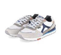 Bullboxer Sneaker JIGLO Leder & Textil Weiß Herren Größe 43
