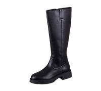 Bullboxer Mira High Leg 555504E7L BLCKTD78 black für Damen, schwarz, Größe 42 EU