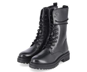Bullboxer Schnürstiefel - Gr. 37 - Schwarz - Leder