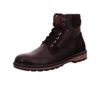 Bullboxer Schnürstiefeletten Herren Braun Leder/Textil Warmfutter Gr. 41 EU