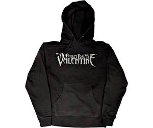 Bullet For My Valentine Logo & Raven (Back Print) Black L Hoodie