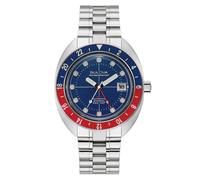 Bulova Herrenuhr Oceanographer 96B405 Automatik GMT Blau/Rot