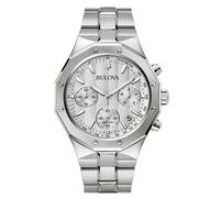 Bulova Herren Analog Quarz Uhr mit Edelstahl Armband 96B408