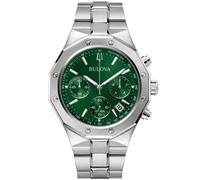 Bulova 96B409 Herren-Chronograph MISC Classic Stahl/Grün