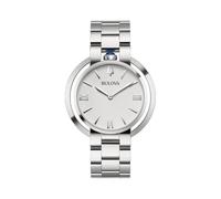 Bulova Armbanduhr Damen Rubaiyat 96L306 - Quarz, Edelstahlarmband, Saphirglas, Silber