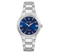 Bulova 96L319 Damenuhr Automatik Sutton Stahl/Blau