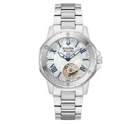 Bulova 96L326 Marina Star Automatik Uhr Damenuhr Edelstahl Silber