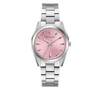 Bulova Damen-Armbanduhr Surveyor 96L348, Quarz, rosafarben, Edelstahlarmband