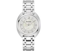 Bulova Damenuhr 96P240 Dress Diamond, Quarz, analog, Edelstahlarmband