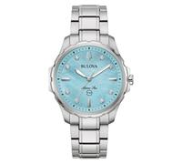 Bulova 96P248 Damenuhr Quarz Marine Star Stahl/Türkis