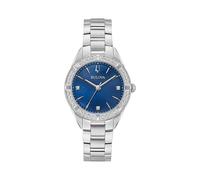 Bulova Damen Analog Quarz Uhr mit Edelstahl Armband 96R243