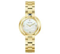 Bulova Armbanduhr Rubaiyat 97L181 – Damen, Quarz, goldfarben, Edelstahlarmband
