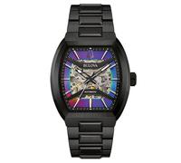 Bulova 98A320 Herrenuhr Automatik Maquina Schwarz/Regenbogen