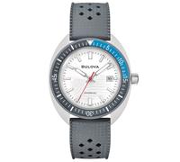 Bulova Herren-Armbanduhr Quarz Snorkel Grau 98B449