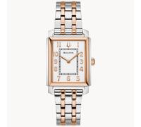 Bulova Damenuhr 98L328 Sutton Quarz Edelstahl 3 bar Analog Mehrfarbig