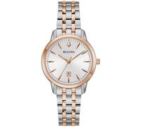 Quarzuhr BULOVA "98M137" Armbanduhren rosegold (silberfarben, roségoldfarben) Damen Quarzuhren (29968154-0)