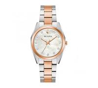 Bulova Damen Quarz Armband-Uhr aus Edelstahl mit Edelstahl Band - Surveyor - 98P207