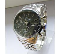 Bulova Accu-Swiss Automatic Chronograph Herren Armbanduhr Neu + Box + Papiere